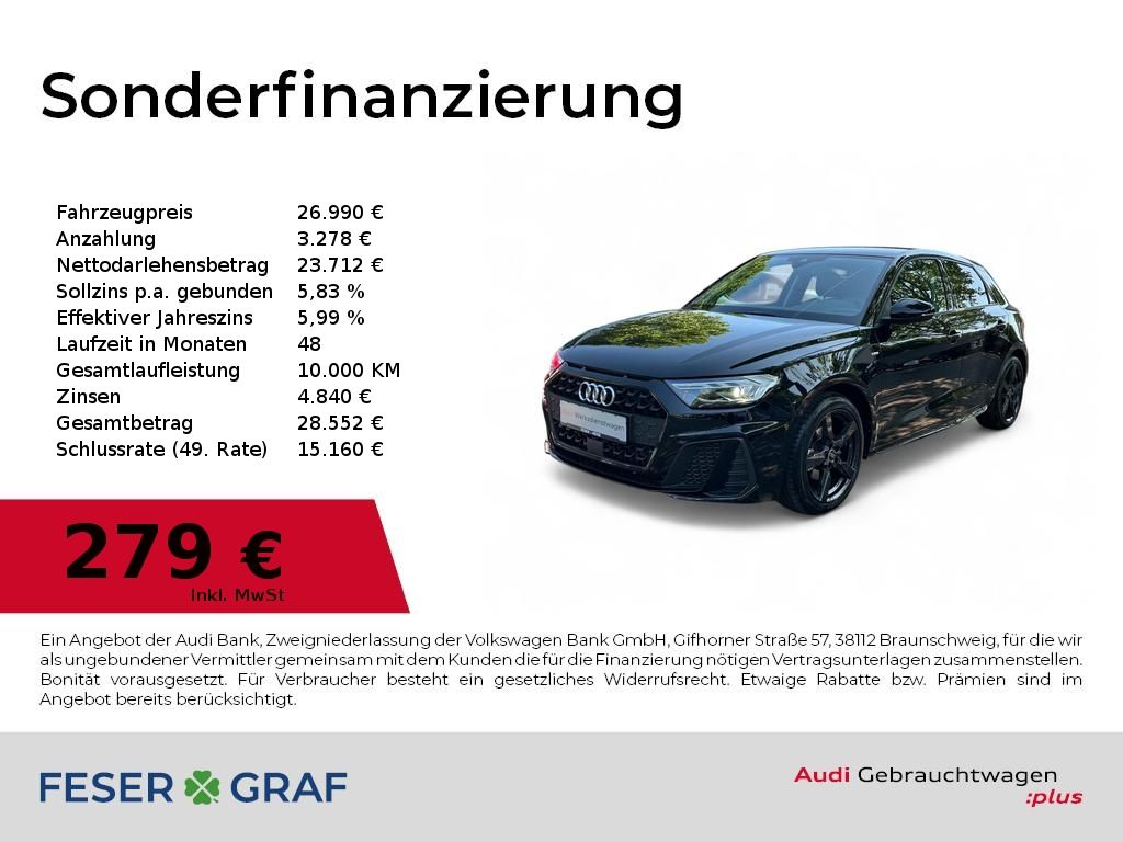 Audi A1 Sportback S line 30TFSI S tronic - Samsaru's Car Outlet