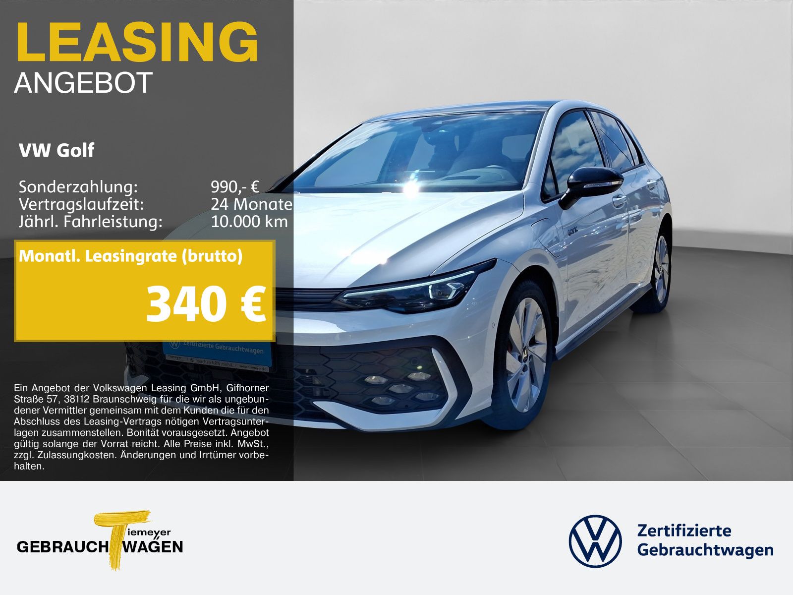 Volkswagen Golf GTE PANO LEDER HuD MATRIX