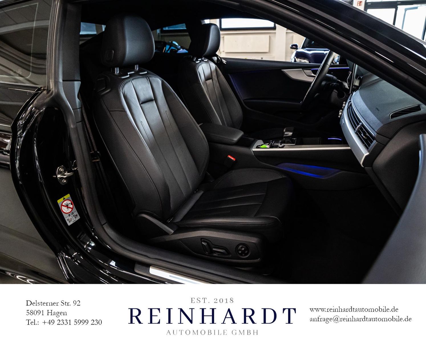 Audi A5 COUPE 40TDi Q S LINE/ALL-BLACK/19Z./ACC/MATRX