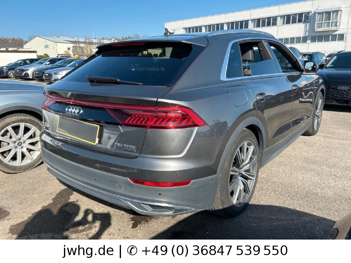 Audi Q8 55TFSI Quattro S-Line|ACC|VCockp|HUD|Memo|21"
