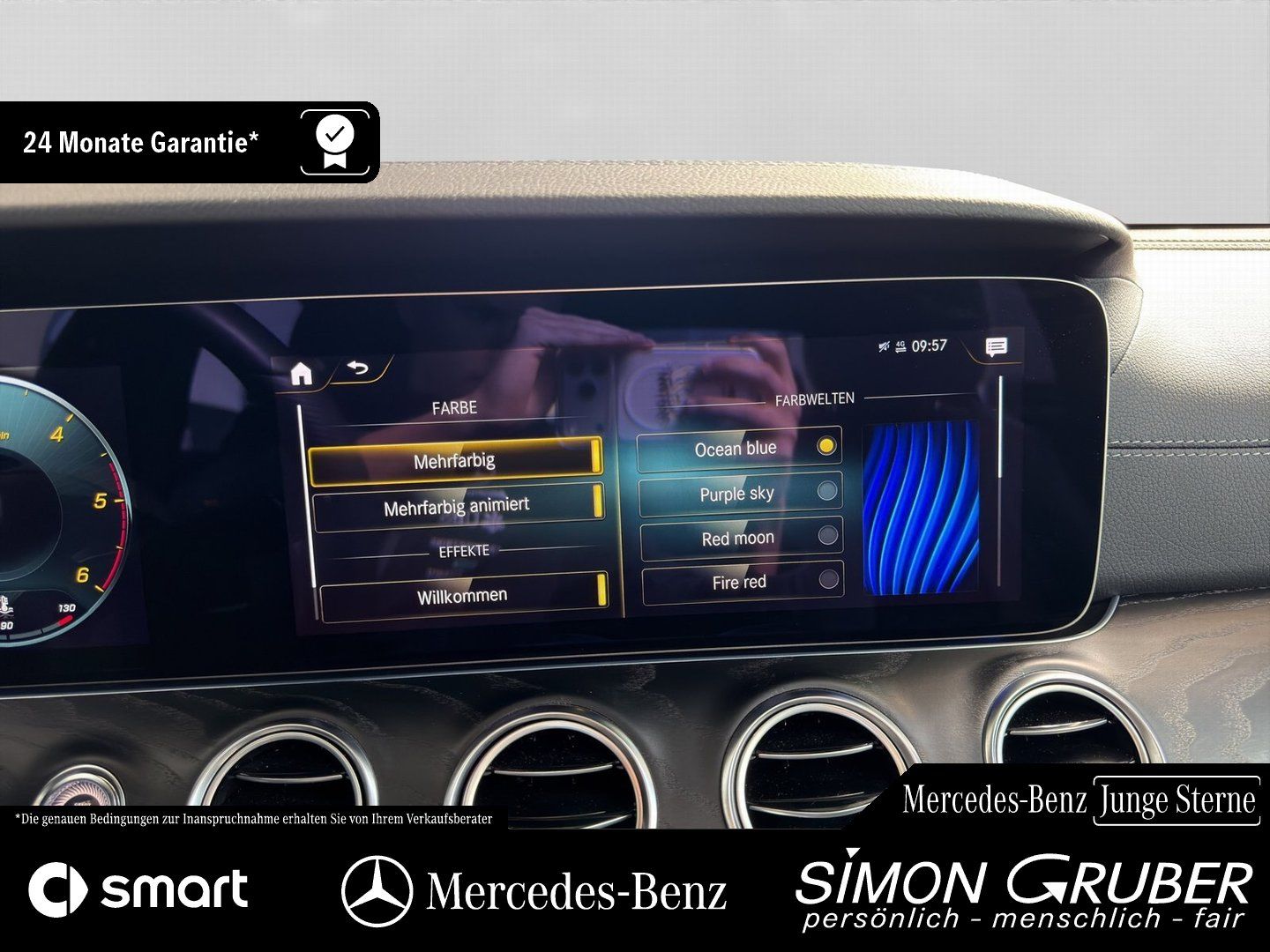 Mercedes-Benz E 220 d 4M AMG Line IntExt Widescreen LED Kamera