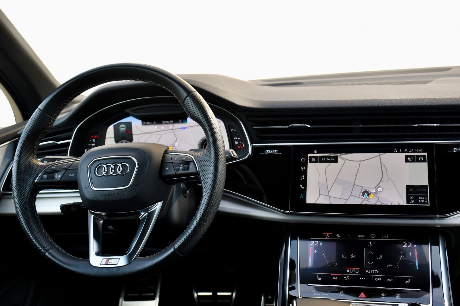 Audi Q7 45TDI qu 7Sitz S line HuD ACC MARTIX AHK 360°