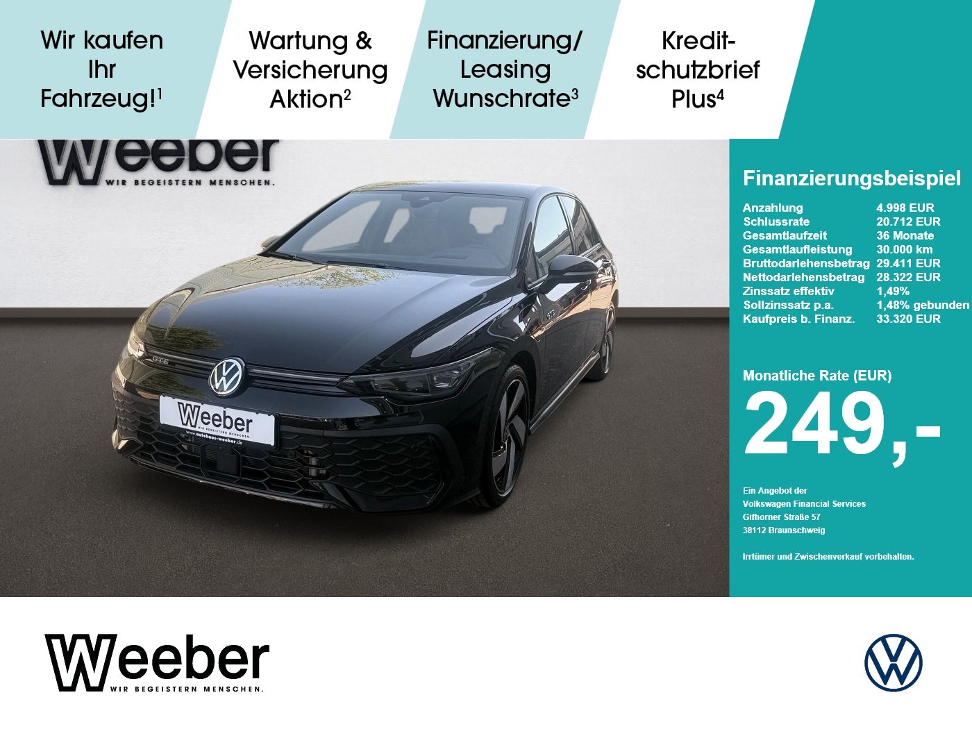 Volkswagen Golf VIII GTE *360°CAM*HUD*MATRIX*LEDER*KESSY*