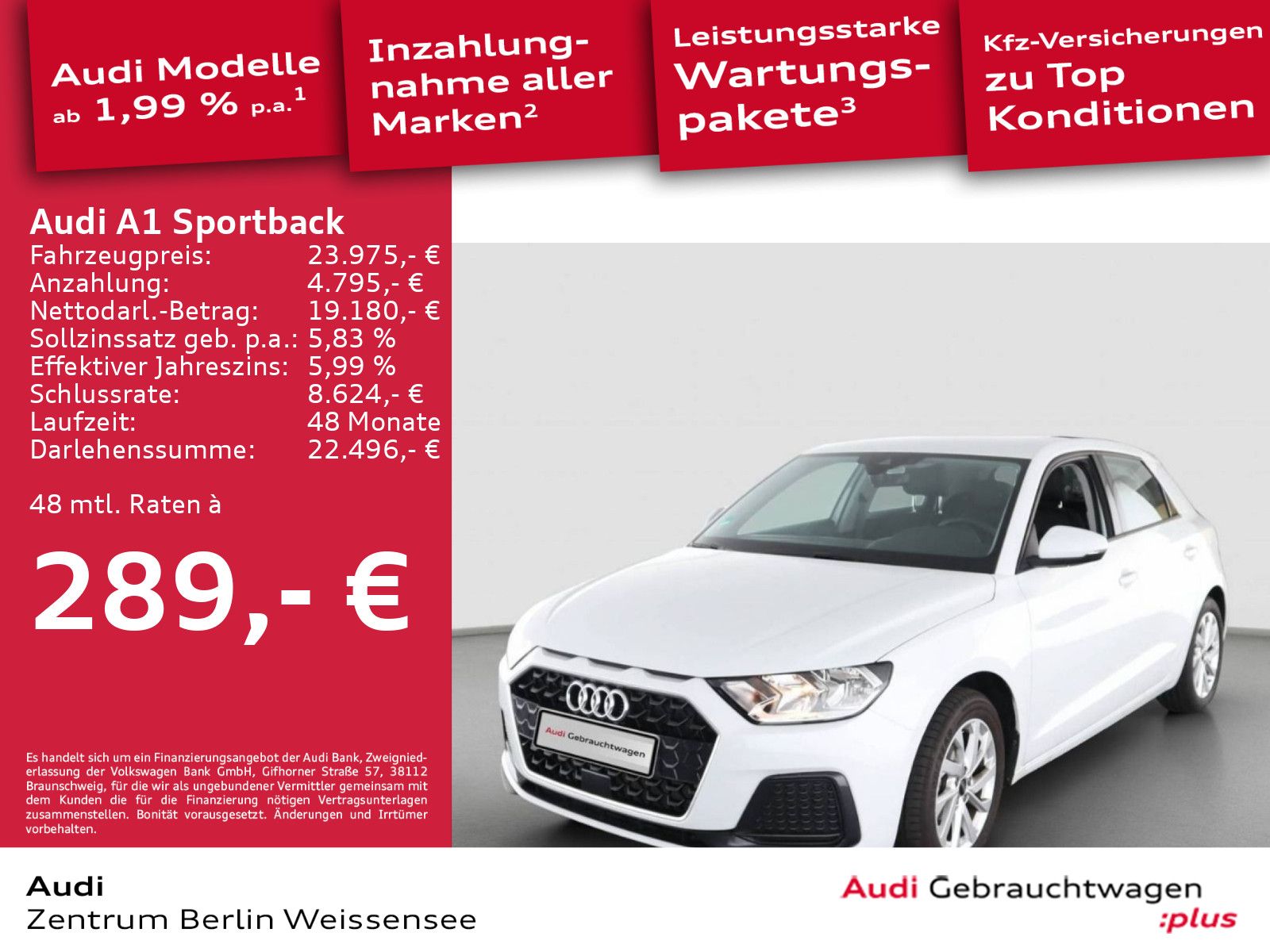 Audi A1 Sportback 25 TFSI S-TRO Advanced - Samsaru's Car Outlet