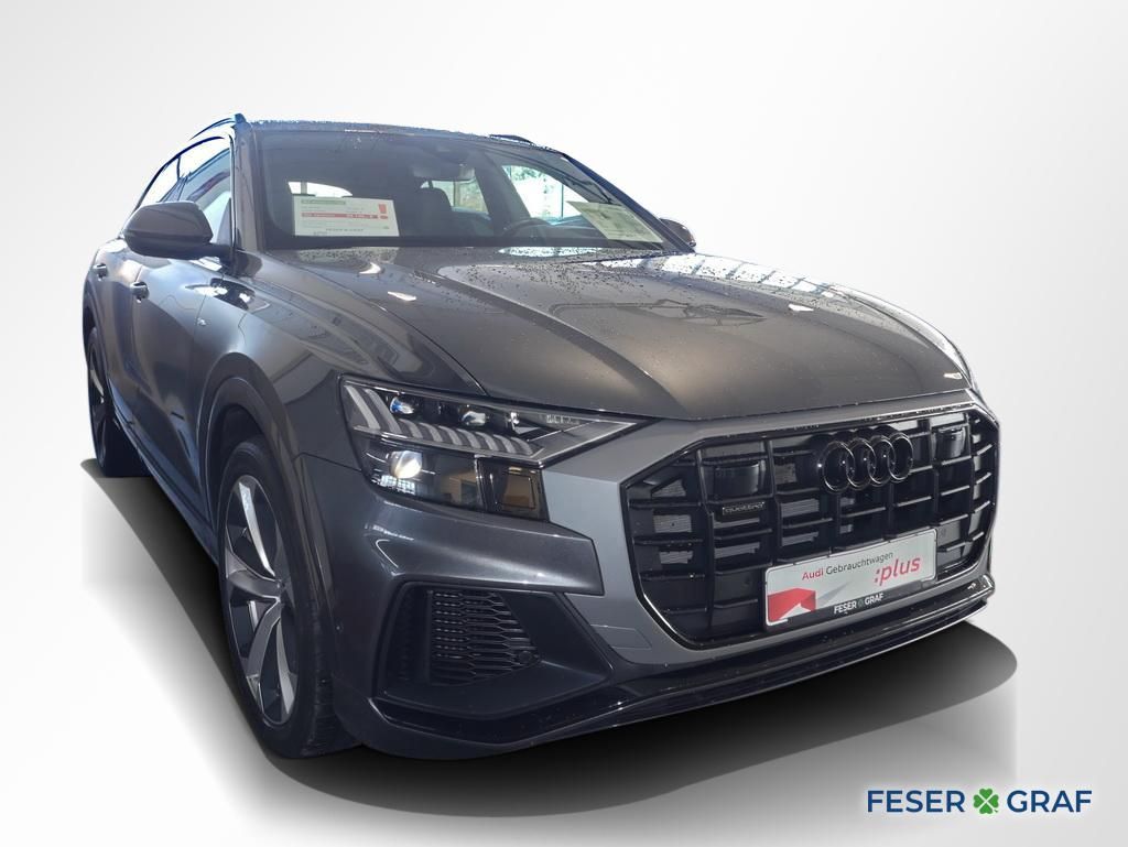 Audi Q8 55 TFSI qu. 2x S line AHK B&O Matrix Pano 22"