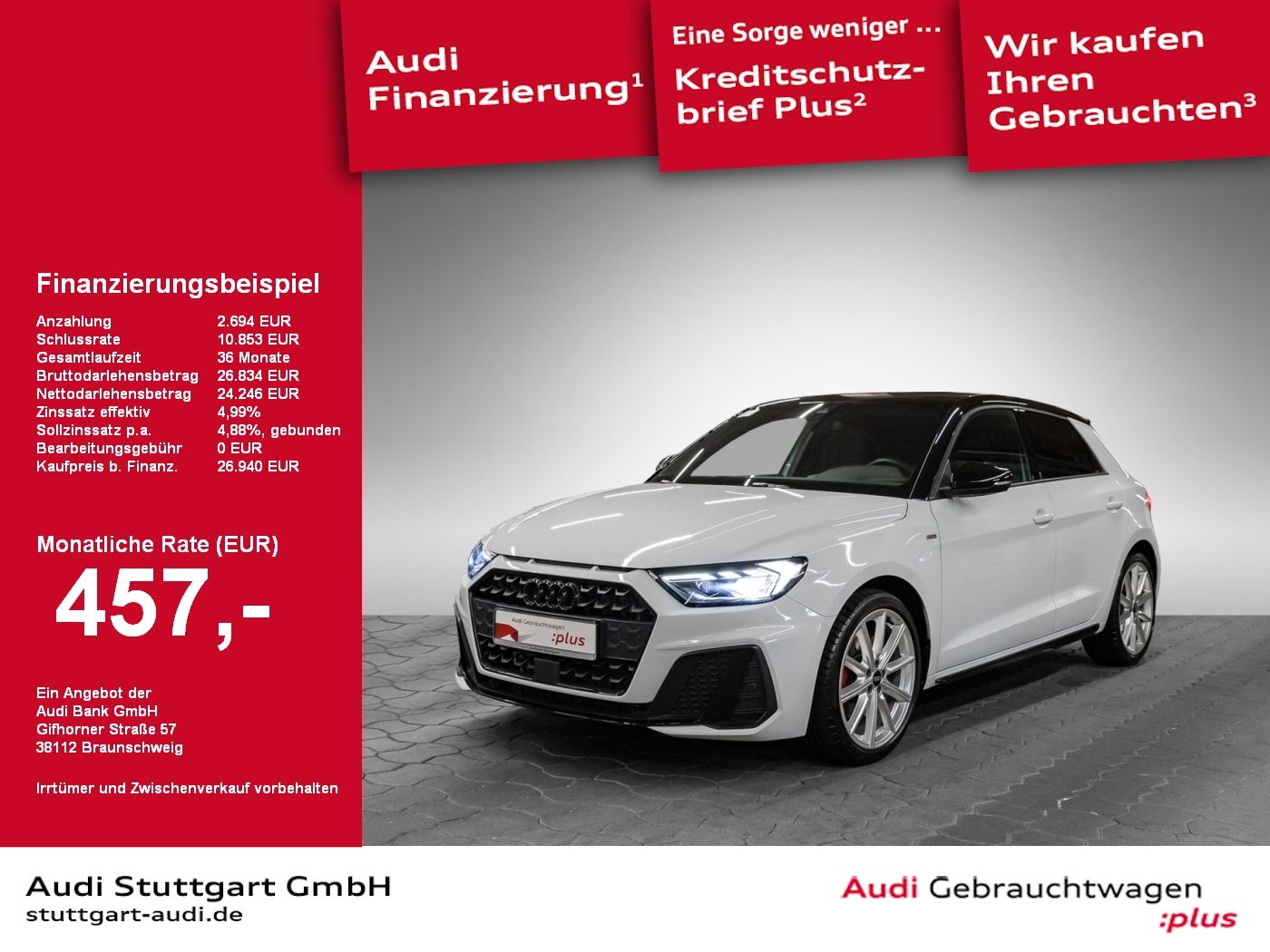 Audi A1 Sportback 35 TFSI S line - Samsaru's Car Outlet