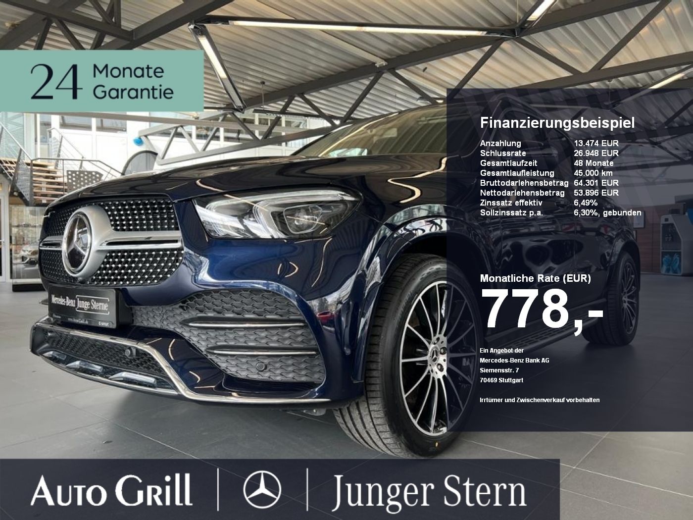 Mercedes-Benz GLE 400 d 4M AMG Multibeam AHK 21Zoll StdHzg