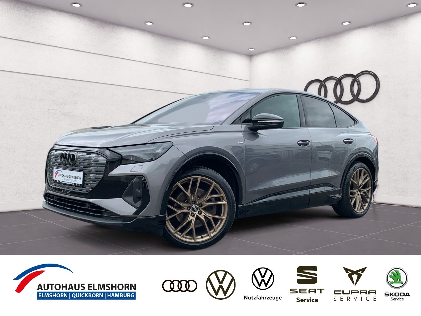 Audi Q4 e-tron Sportback 50 quattro S line edition on