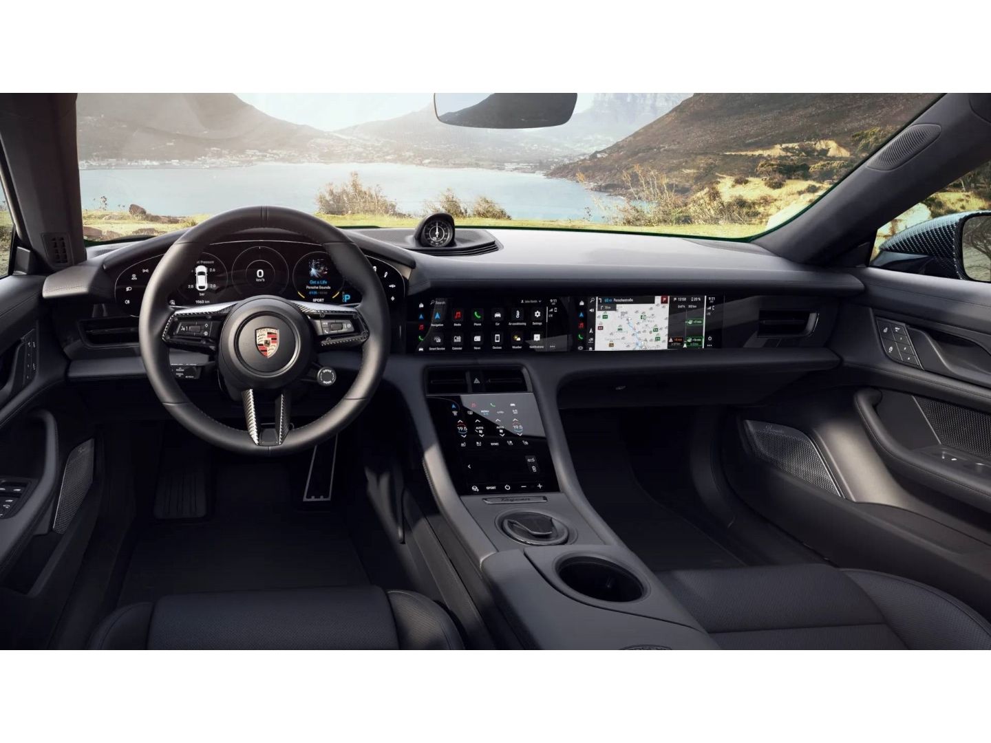 Porsche Taycan Turbo S Cross Turismo Burmester HeadUp