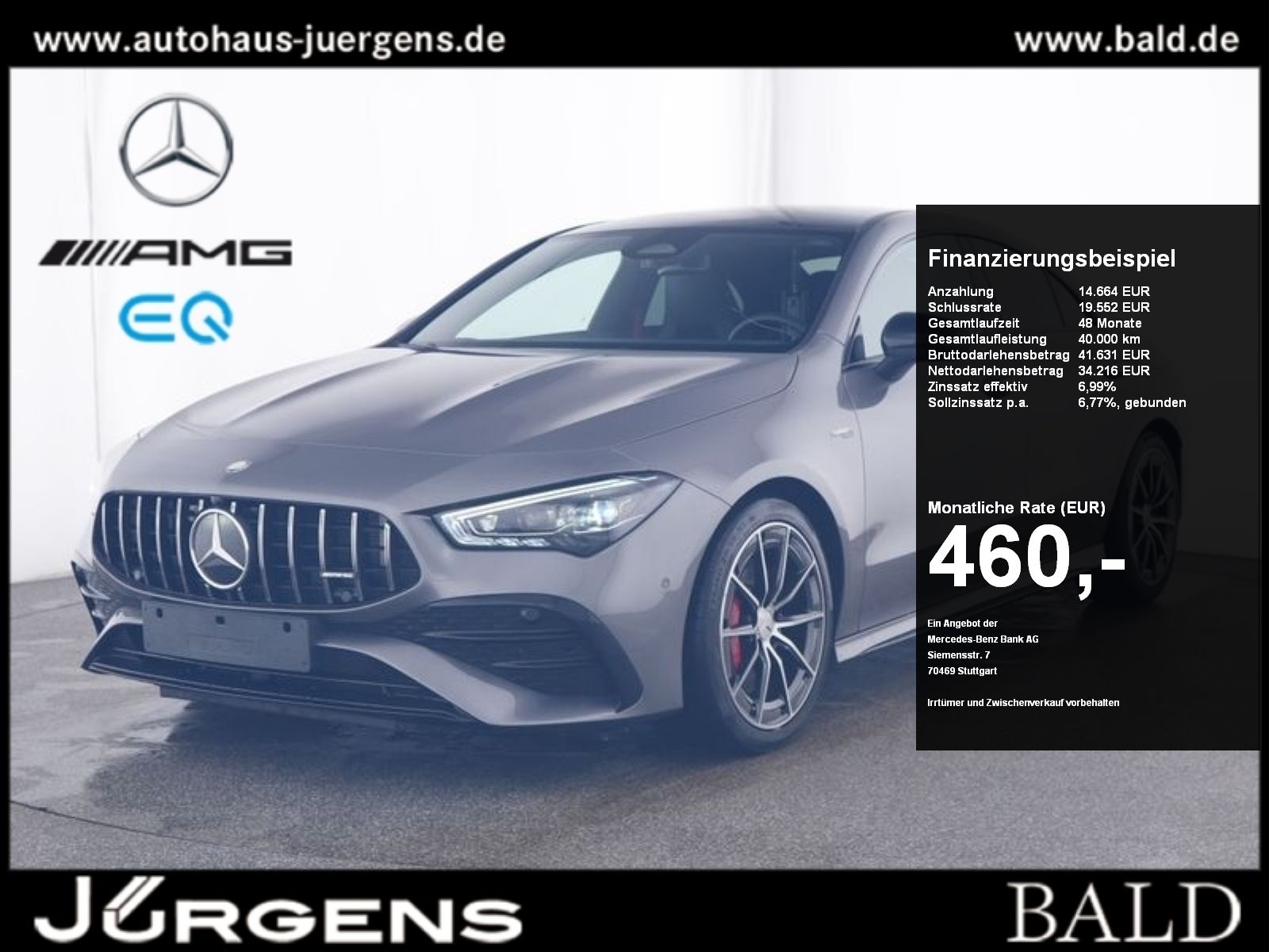 Mercedes-Benz CLA 35 AMG 4M Coupé - Samsaru's Car Outlet