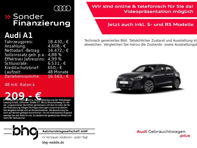 Audi A1 25 TFSI Sportback - Samsaru's Car Outlet