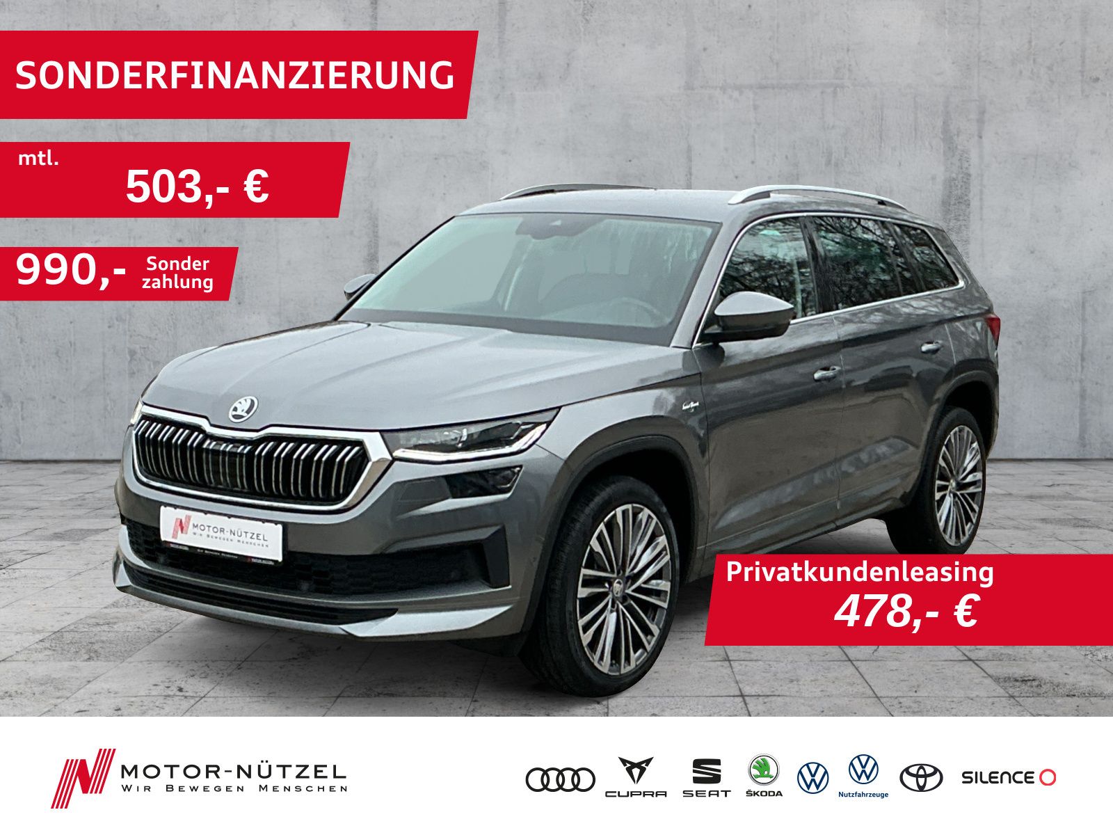 Skoda Kodiaq 2.0 TDI DSG 4x4 L&K BEAM+NAV+ACC+AHK+360°