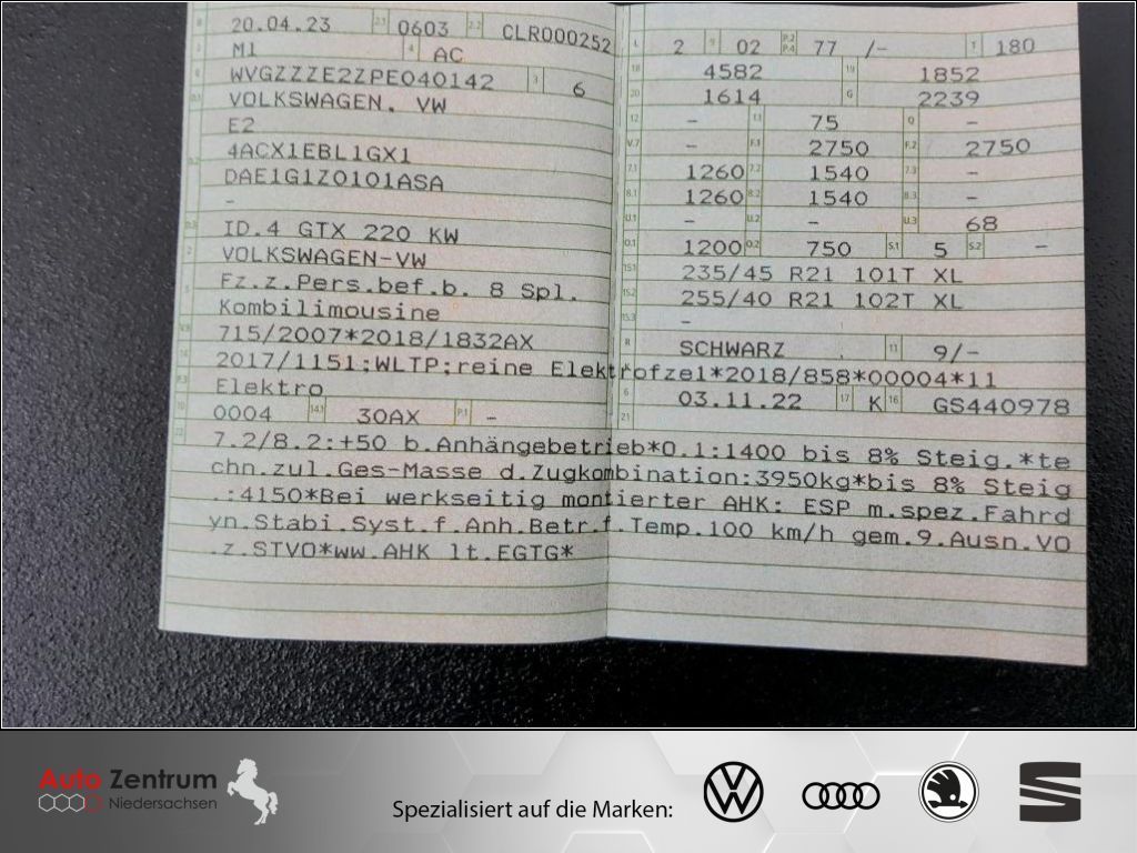Volkswagen ID.4 4M GTX Infotainm. Paket AZN-Haus-Förderung*