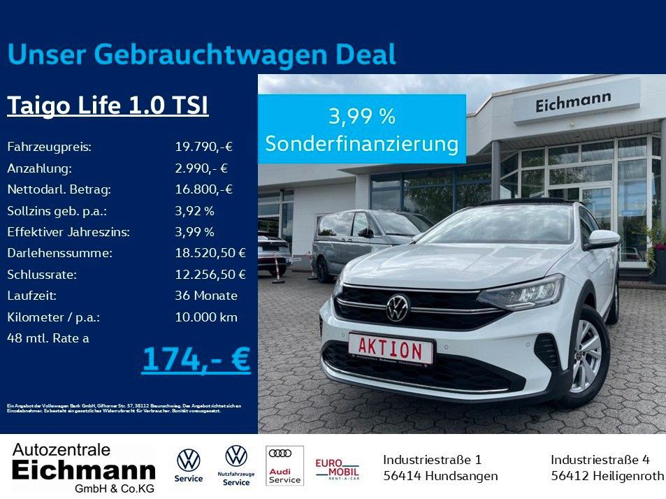 Volkswagen Taigo Life 1.0 TSI - Samsaru's Car Outlet