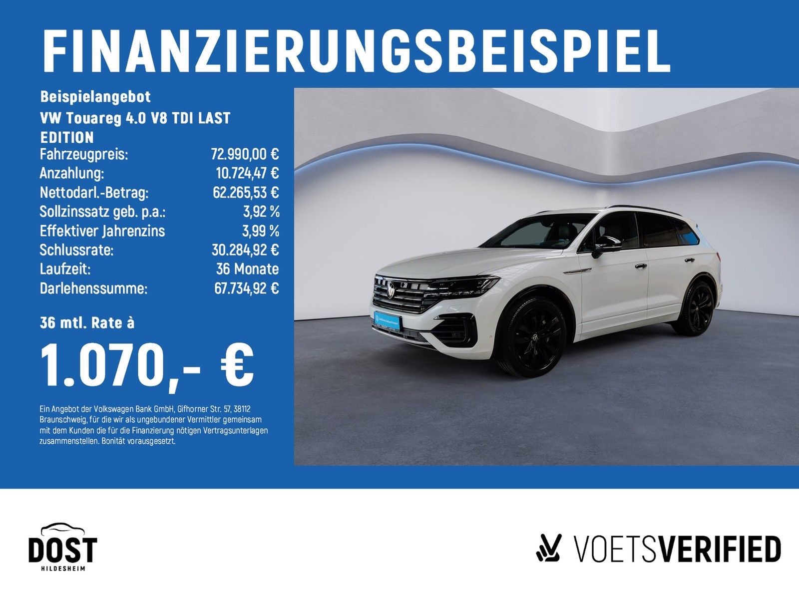 Volkswagen Touareg 4.0 V8 TDI LAST EDITION - Samsaru's Car Outlet