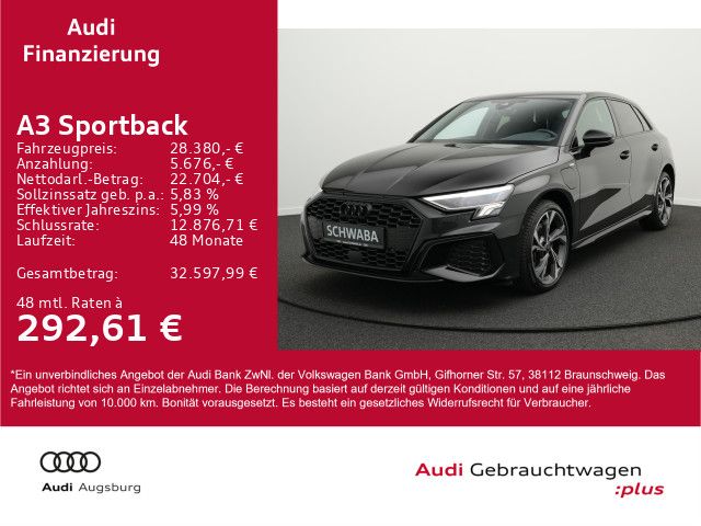 Audi A3 Sportback 2x S line 40 TFSIe *ACC*AHK*LED*18*