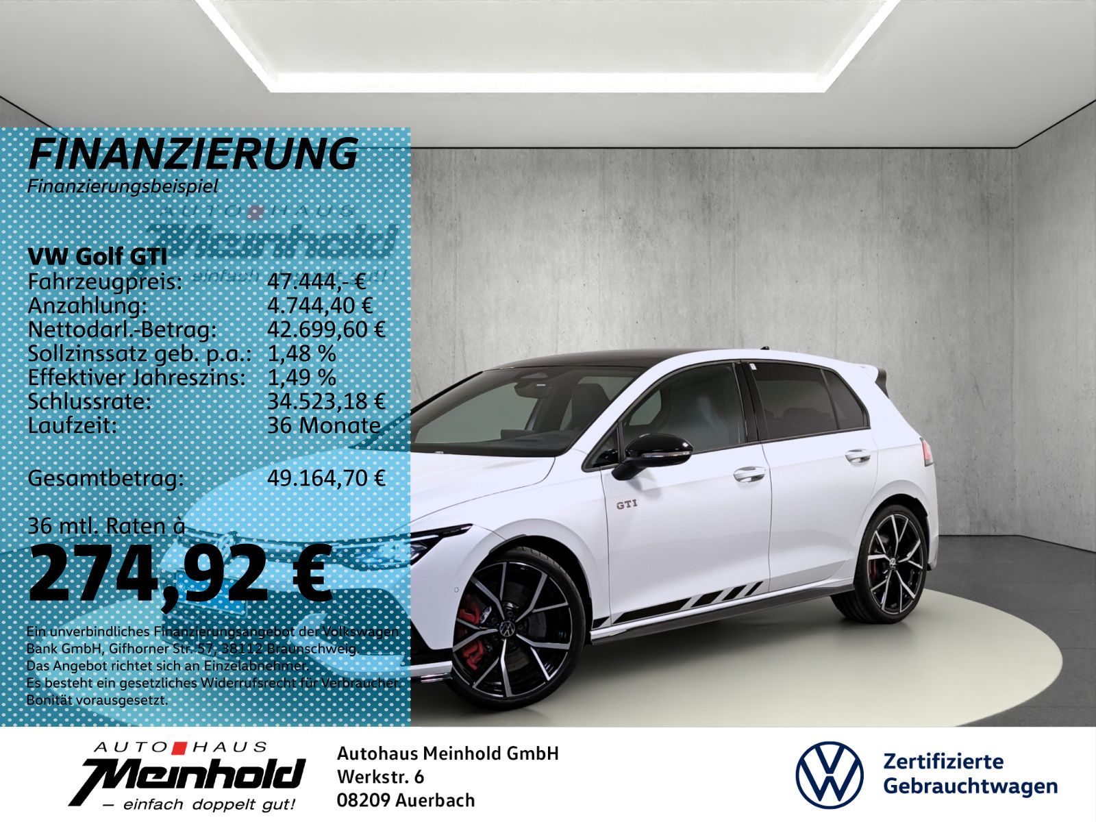 Volkswagen Golf GTI Clubsport DSG Black Style, Dach, Alu 19