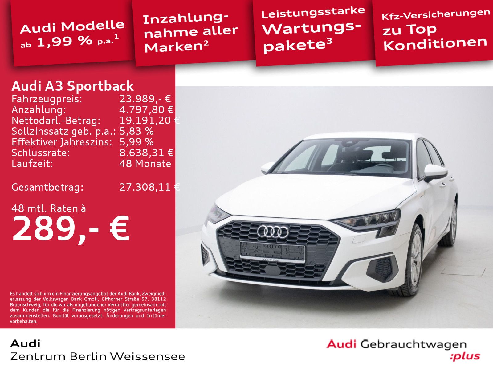 Audi A3 Sportback 40 TFSI e S-TRO**LED*NAVI*GRA*PDC**
