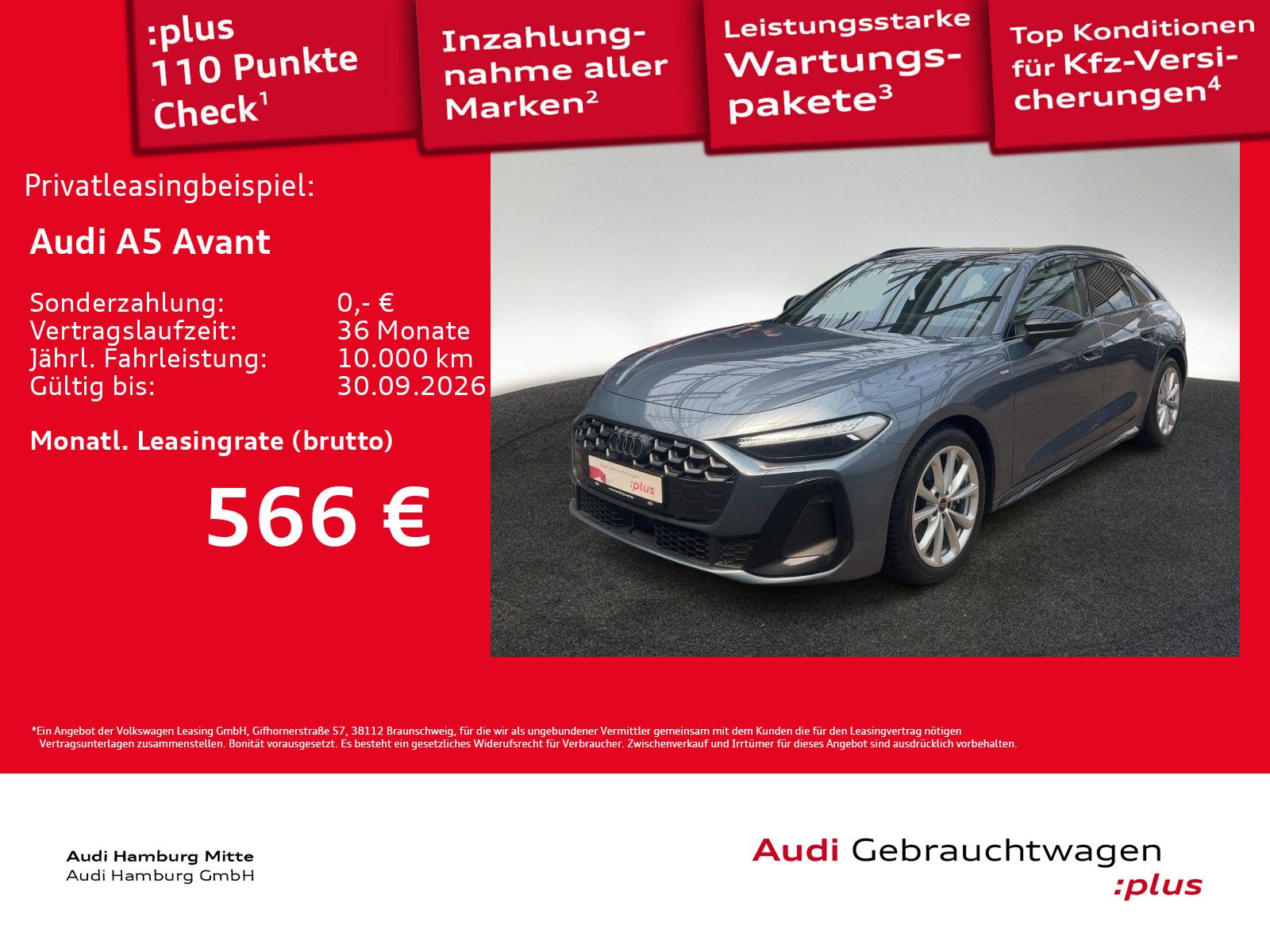 Audi A5 Avant TFSI quattro 150 kW S tronic S line Pan