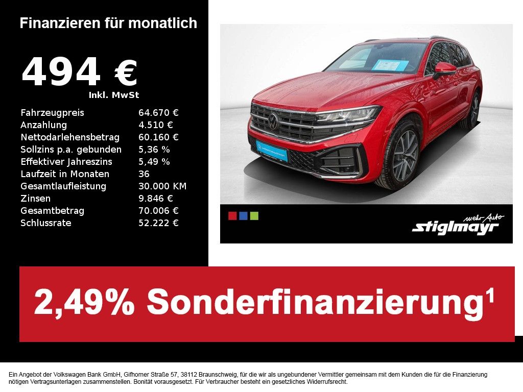 Volkswagen Touareg R-line 3.0TDI HUD+IQ-LIGHT+PANO+STANDHZG