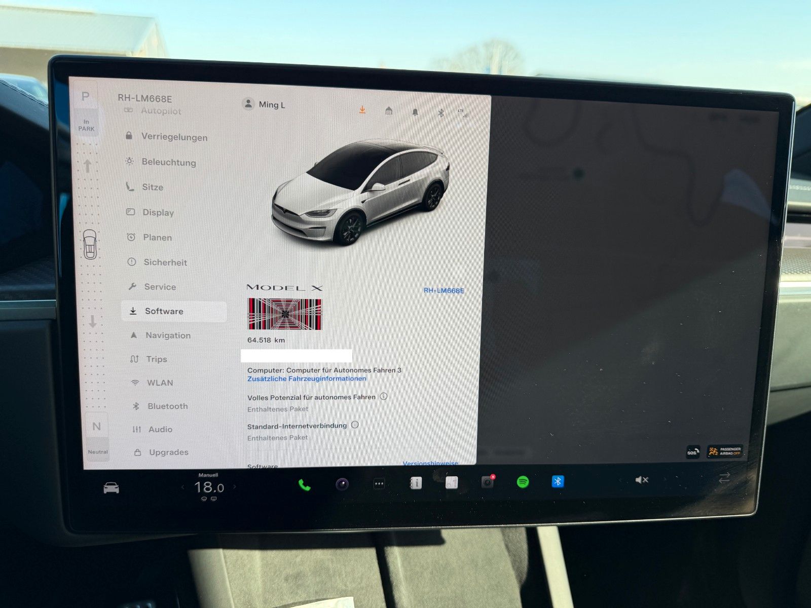 Tesla MODEL X PLAID | FULL SELF DRIVE | 6SEAT | 22