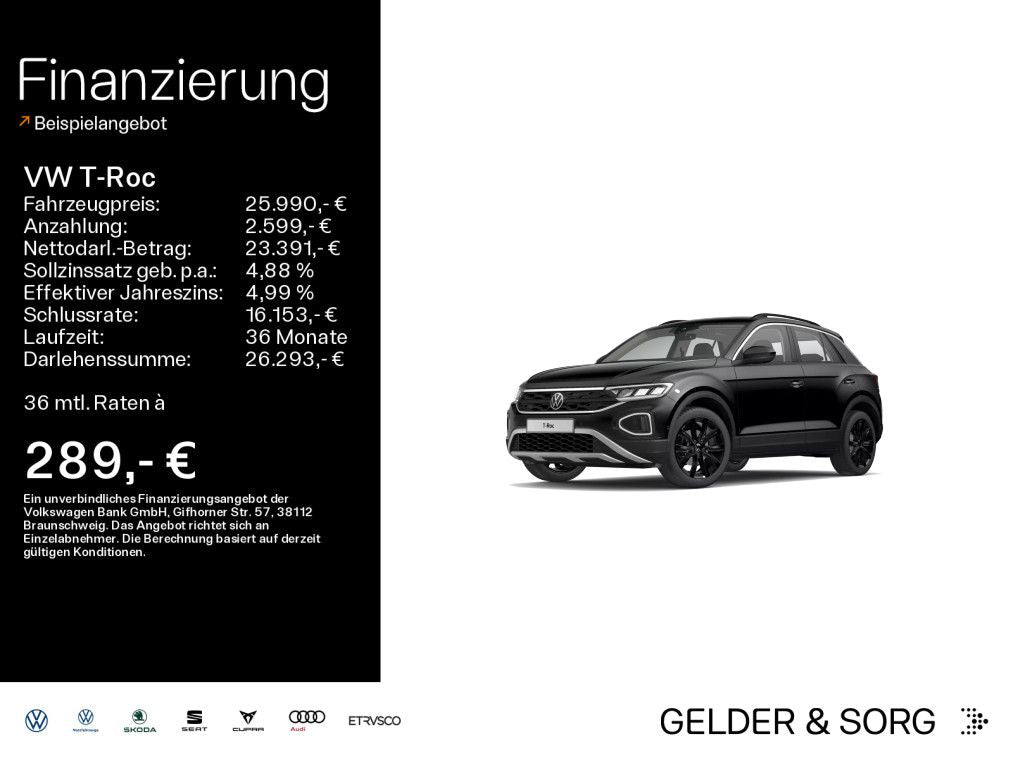 Volkswagen T-ROC 1.5 TSI Life - Samsaru's Car Outlet