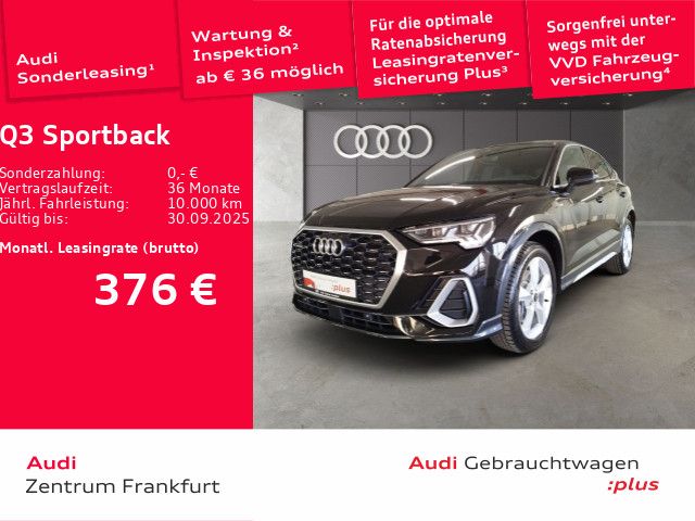Audi Q3 Sportback 40 TFSI quattro S line - Samsaru's Car Outlet