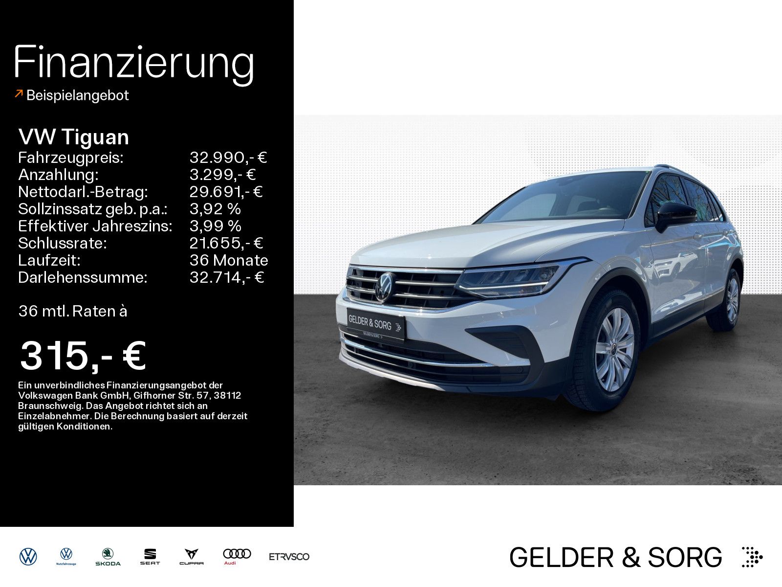 Volkswagen Tiguan Life 1.5 TSI - Samsaru's Car Outlet