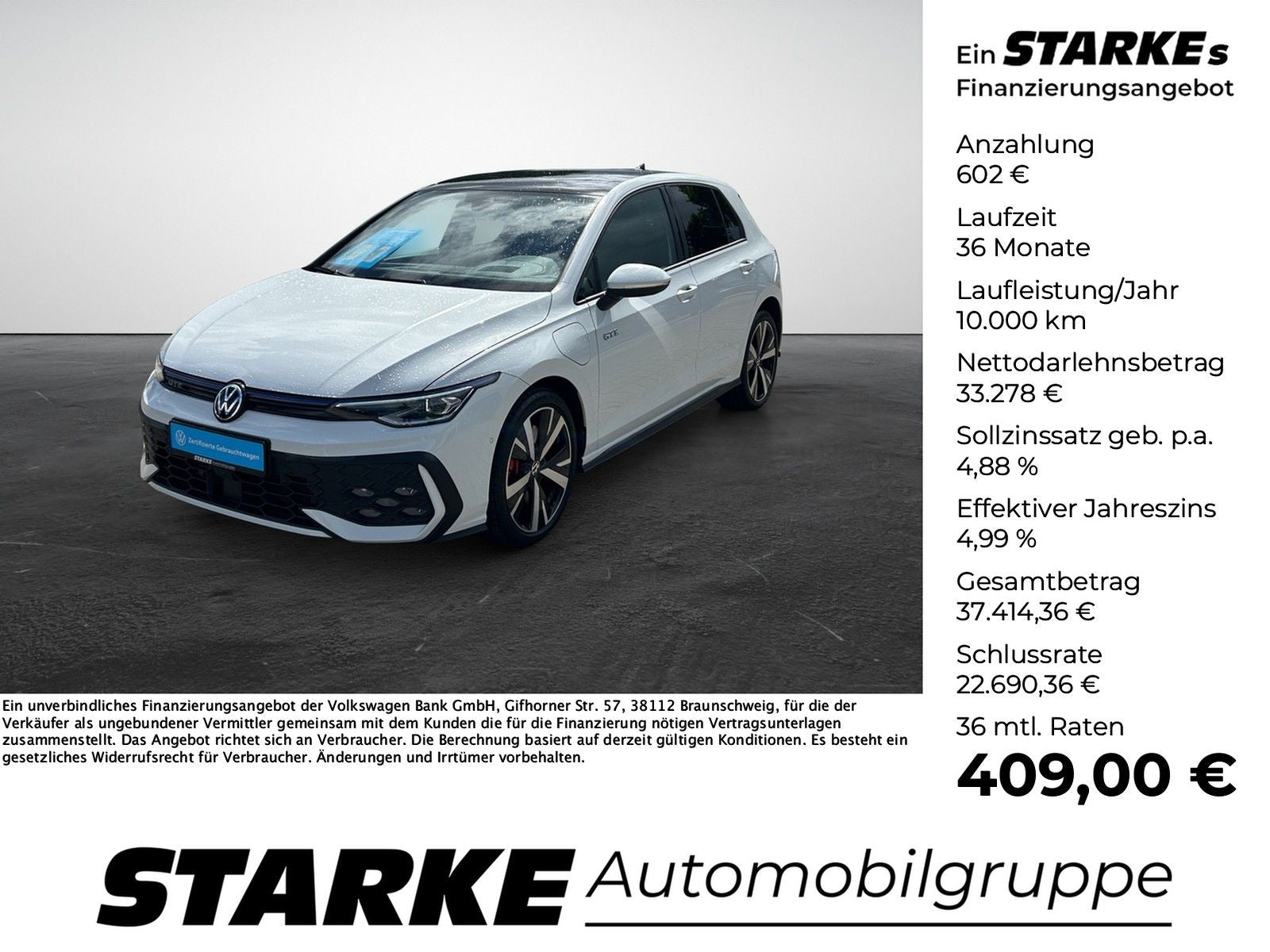 Volkswagen Golf  GTE 1.5 TSI DSG eHybrid  HeadUp Navi LED K