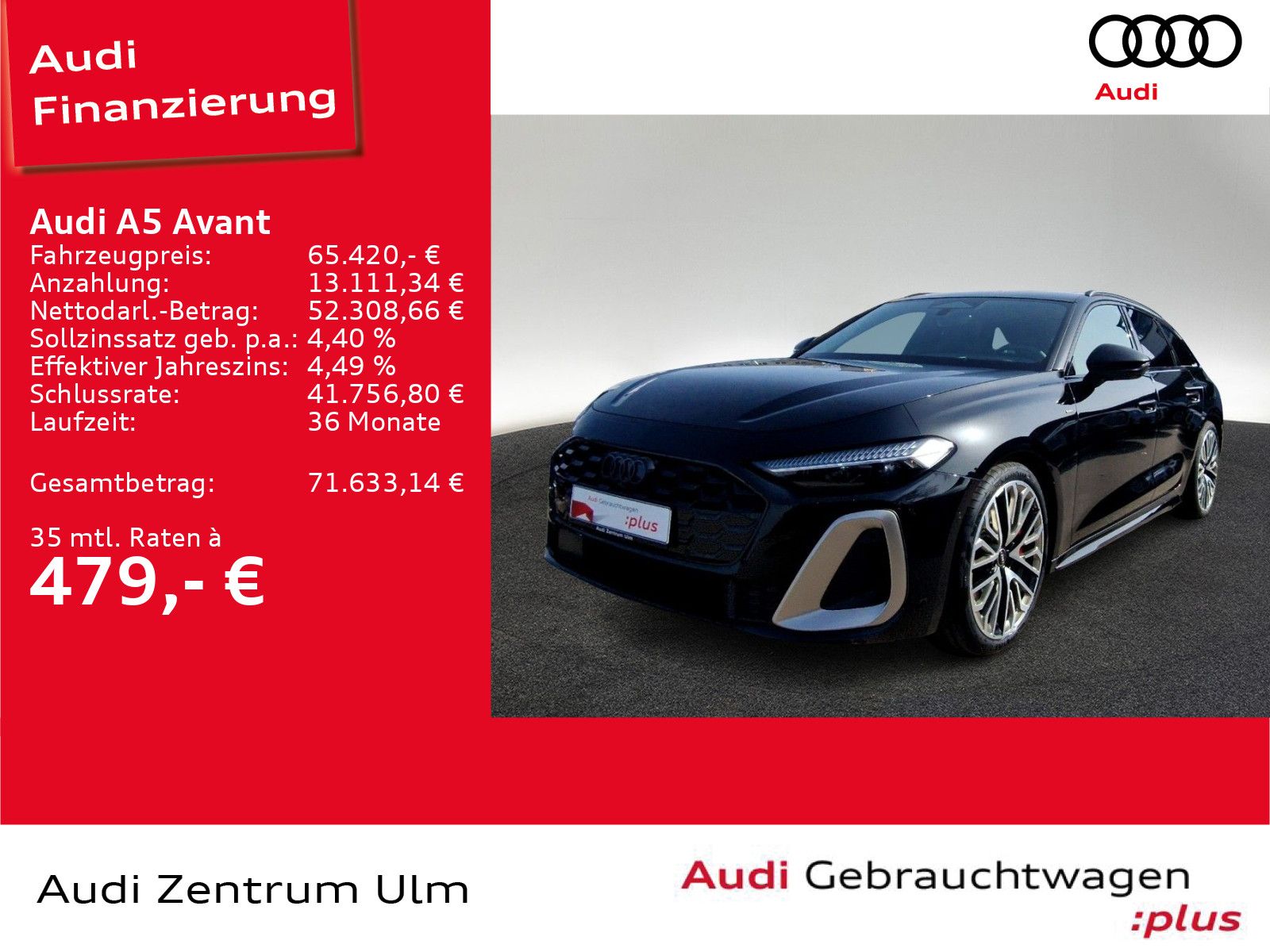 Audi A5 Avant S-Line edition one TFSI e-hybrid qu AHK