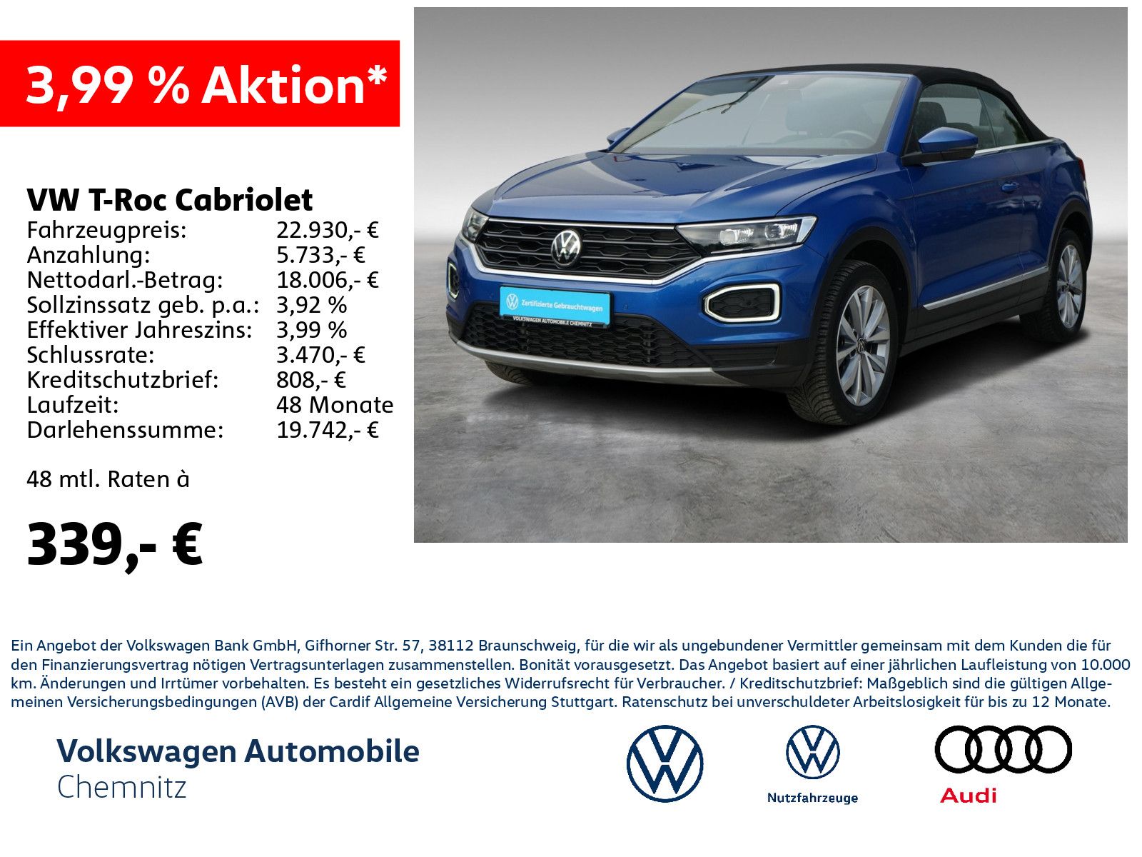 Volkswagen T-Roc 1.5 TSI Style - Samsaru's Car Outlet