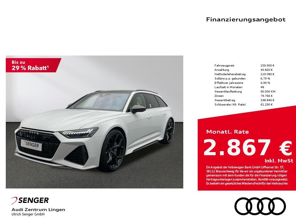 Audi RS6 Avant performance RS Dynamik-Paket plus Navi