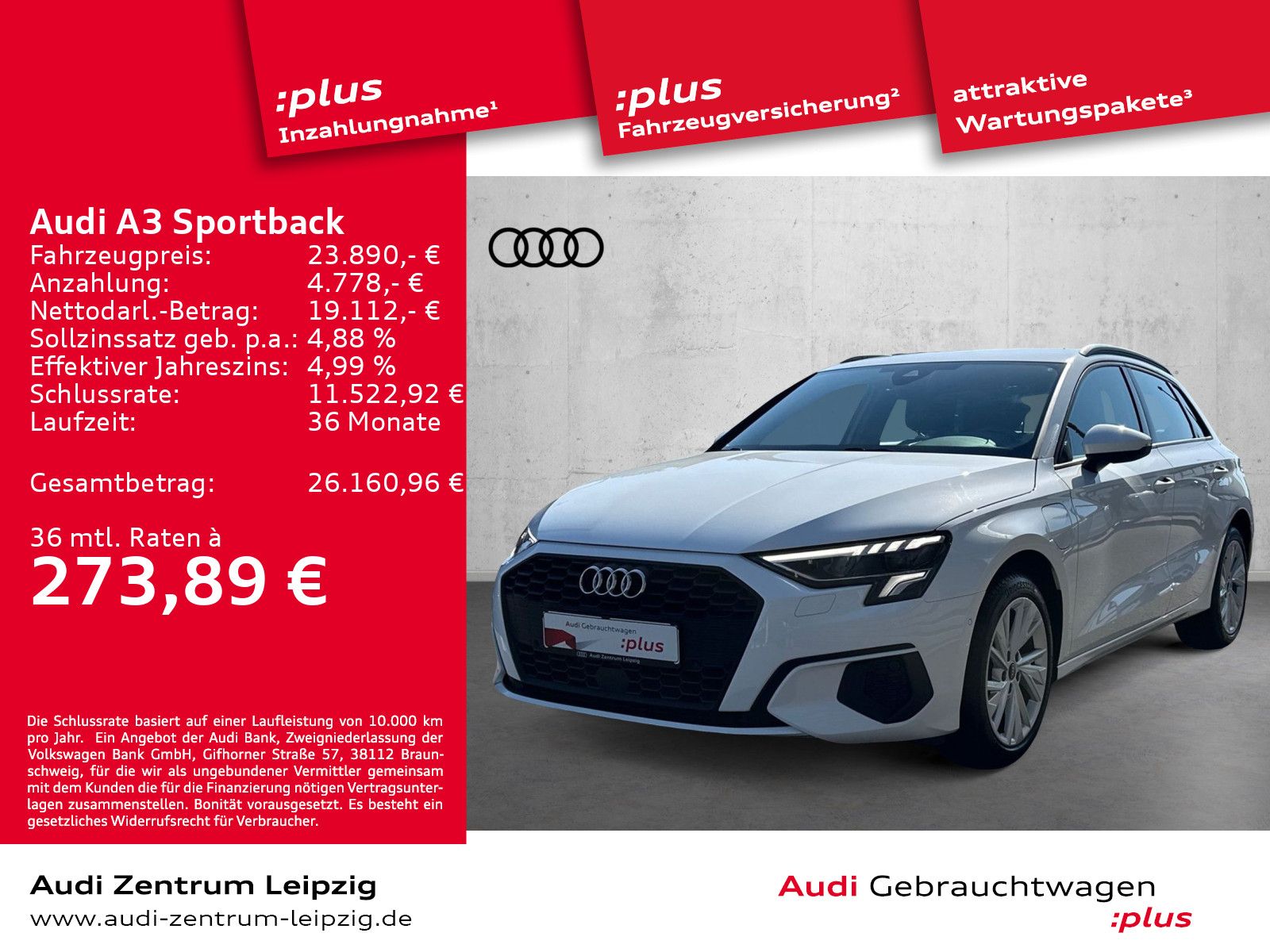 Audi A3 Sportback 40 TFSIe *LED*AHK*Connect*