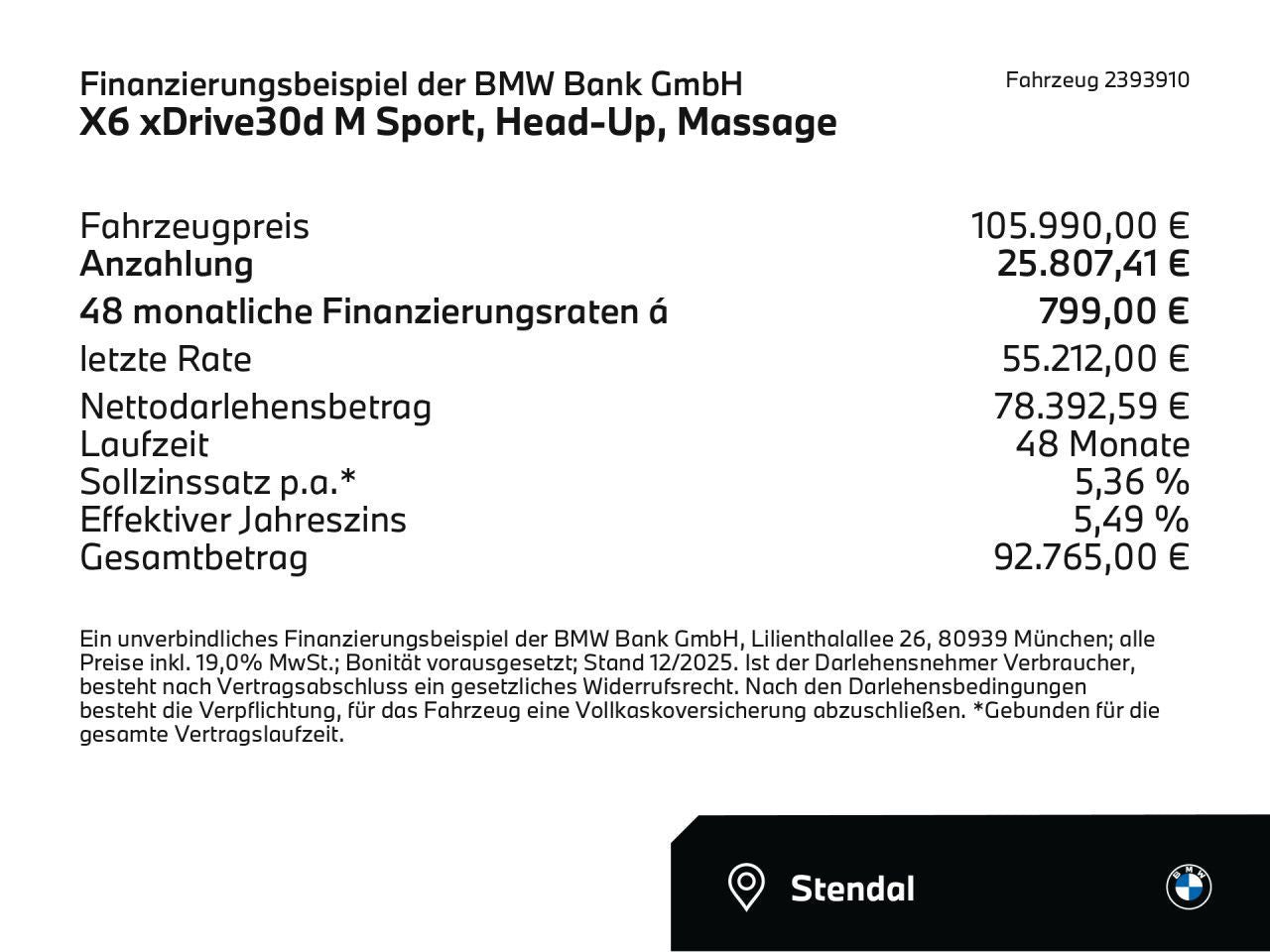 BMW X6 xDrive30d M Sport, Head-Up, Massage Bluetooth