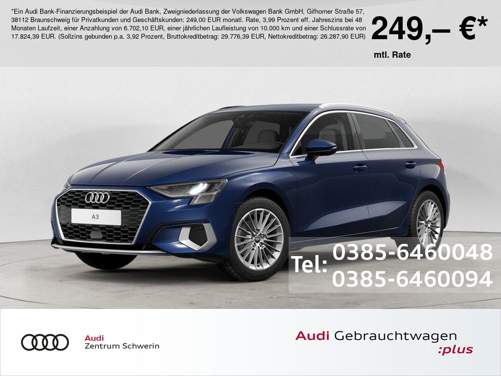 Audi A3 Sportback 35 1.5 TFSI advanced S-tronic - Samsaru's Car Outlet