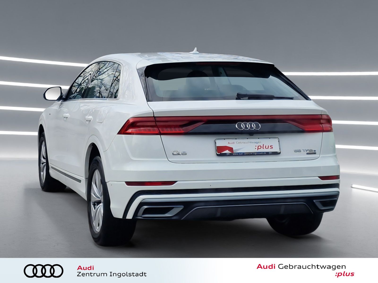 Audi Q8 55 TFSI e qu S line AHK Luftfahrw. Leder Kam.