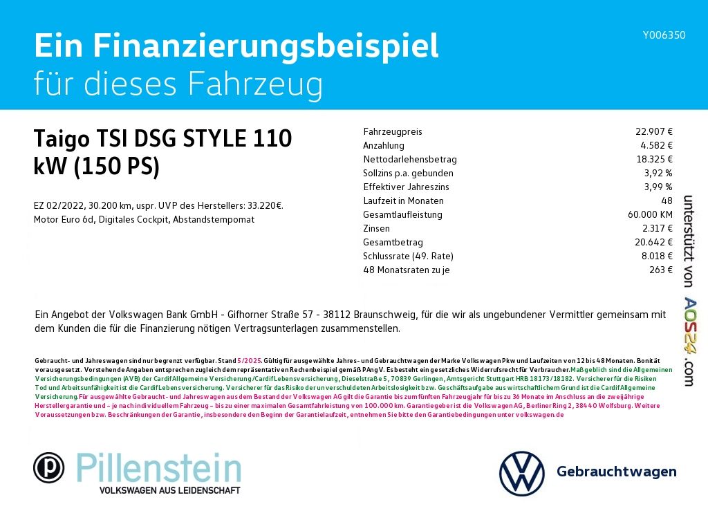 Volkswagen Taigo TSI DSG STYLE - Samsaru's Car Outlet