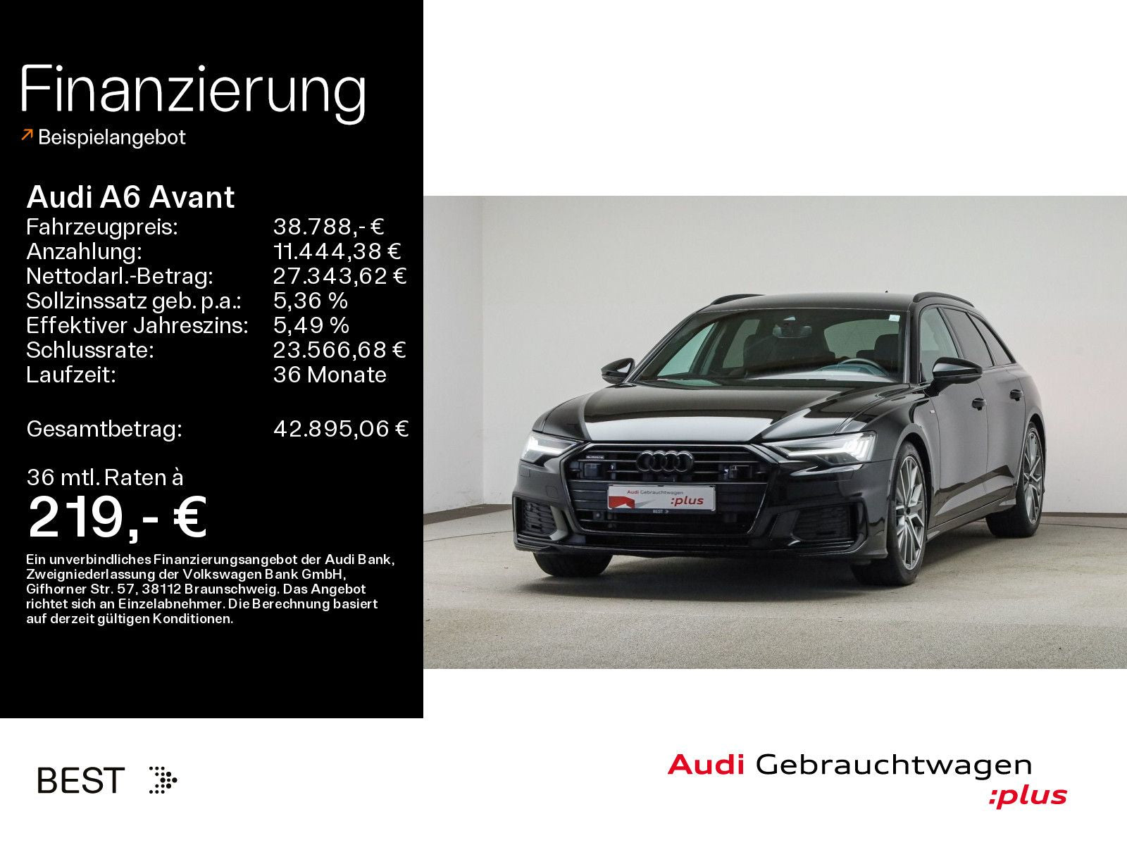 Audi A6 Avant 2 x S line 45 TDI qu. AHK*HUD*B&O*Matri