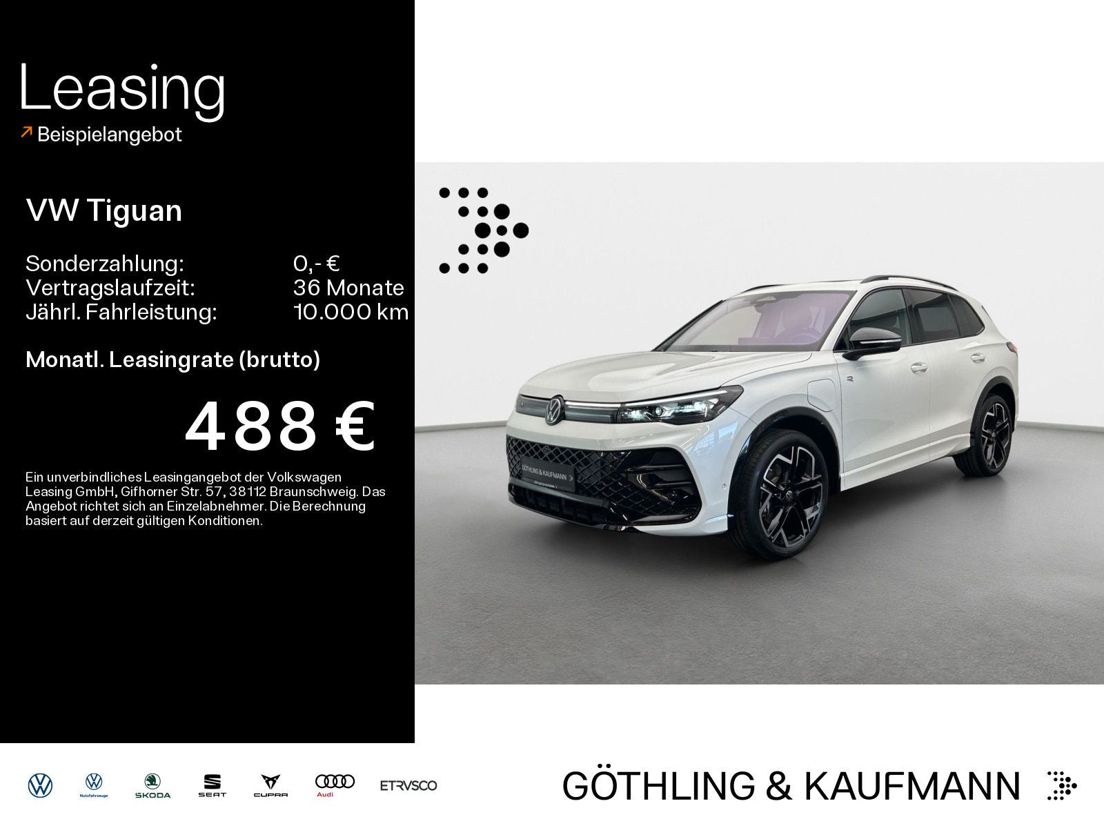 Volkswagen Tiguan R-Line 1.5 TSI eHybrid*NAVI*PANO*LEDER*BL
