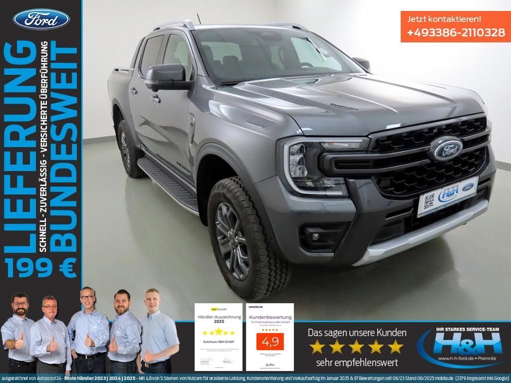 Ford Ranger 3.0Aut e-4WD Wildtrak Rollo+AHK+360°Kam+B