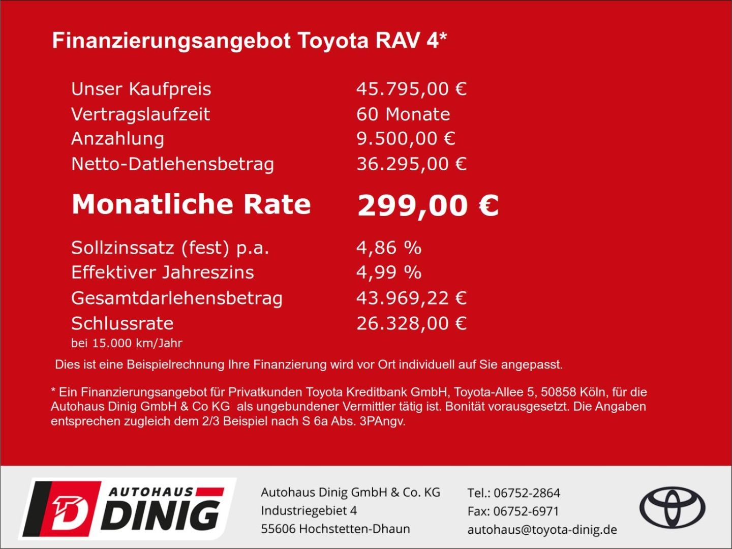 Toyota RAV 4 Hybrid 4x2 Team Deutschland Technik P. Nav