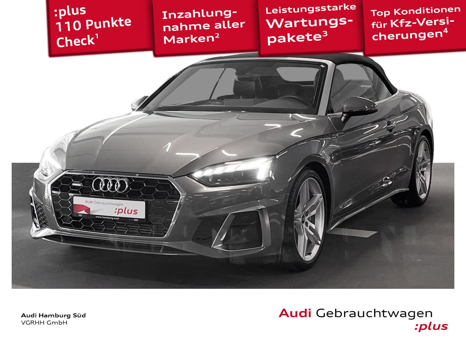 Audi A5 Cabriolet 40 TFSI S line qu S tronic 2xS LINE