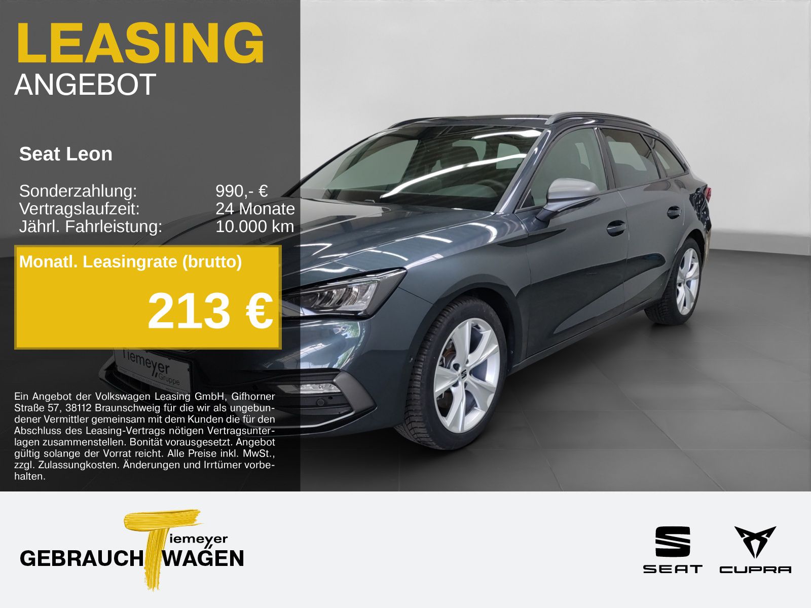 Seat Leon Sportstourer 2.0 TDI DSG FR NAVI AHK ACC GJ