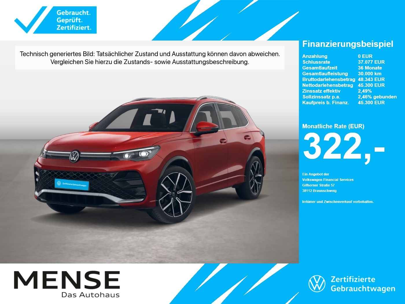 Volkswagen Tiguan 2.0 TDI DSG 4Motion R-Line IQ.Light|h/k