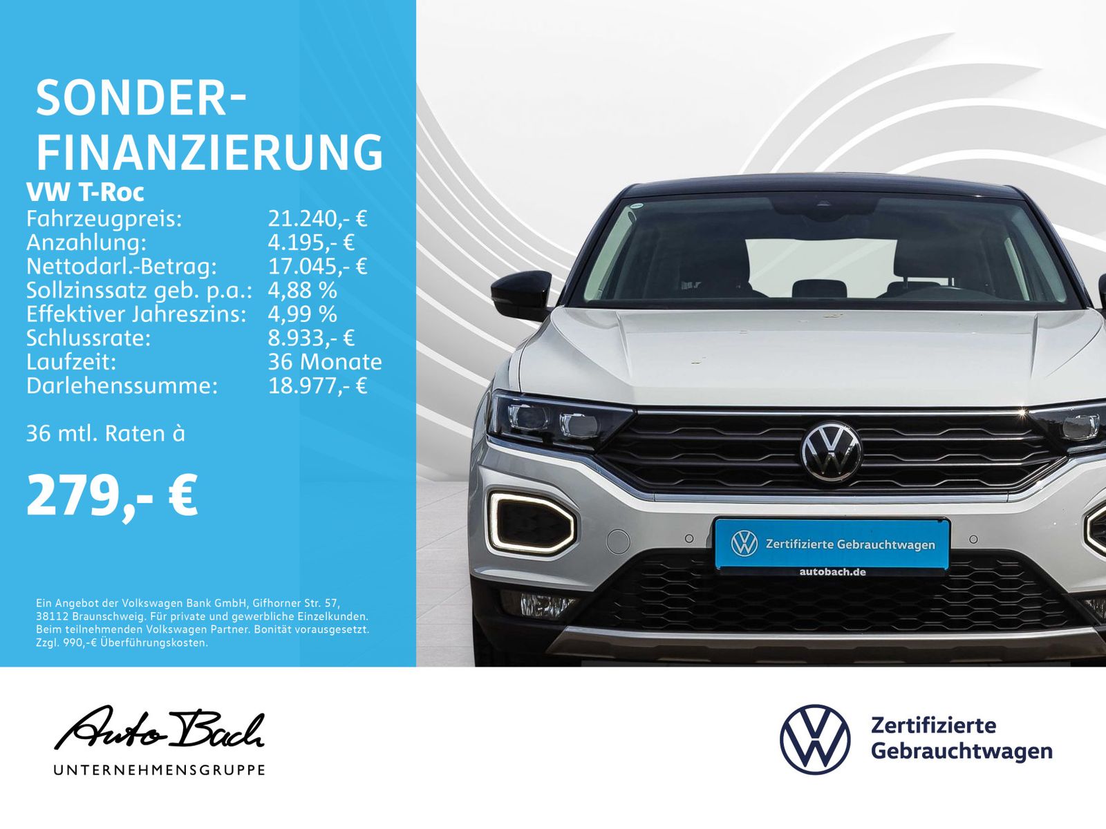 Volkswagen T-Roc 1.0 TSI Style - Samsaru's Car Outlet