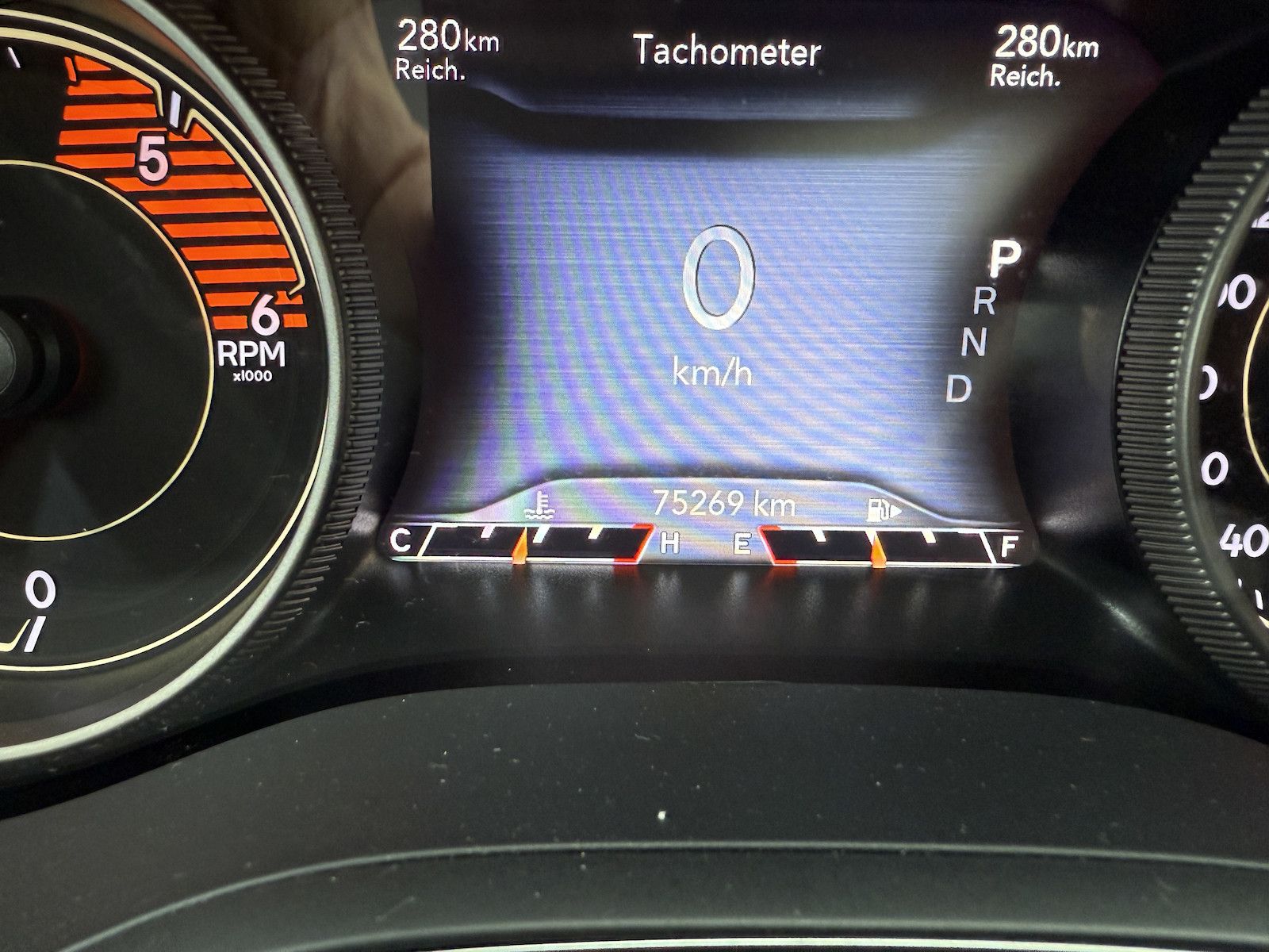 Jeep Cherokee Overland 4WD Navi LED Kamera Temp PDC S