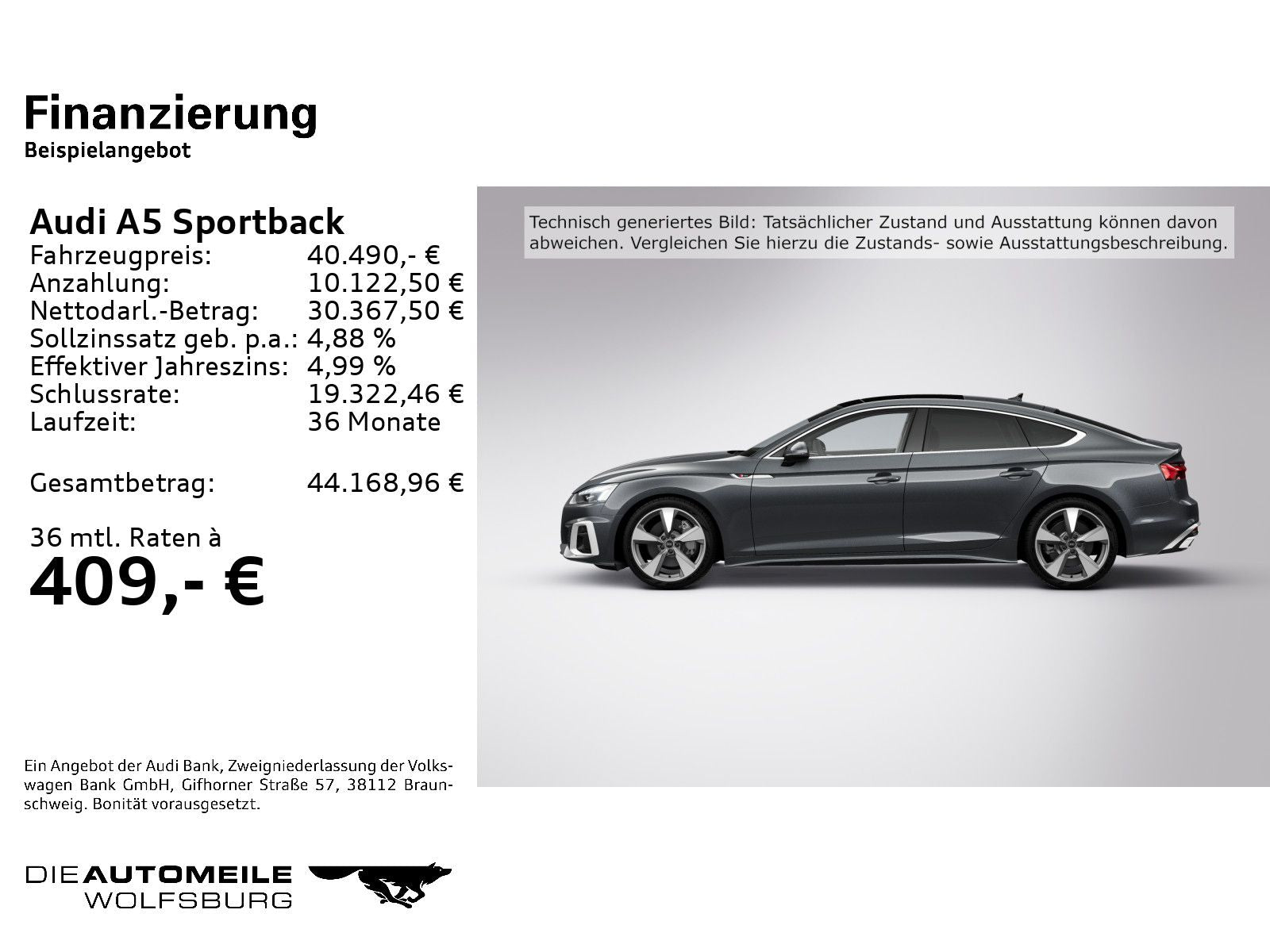 Audi A5 Sportback 45 TFSI quattro S-tronic S line Sta