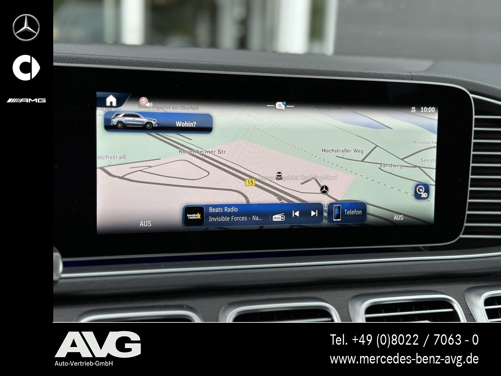 Mercedes-Benz GLE 450 d 4M AMG Pano HuD Stndhzg AHK Air 360°