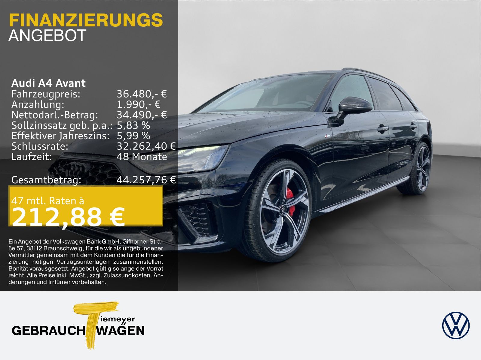 Audi A4 Avant 40 TFSI Q 2x S LINE AHK MATRXI-LED LM19