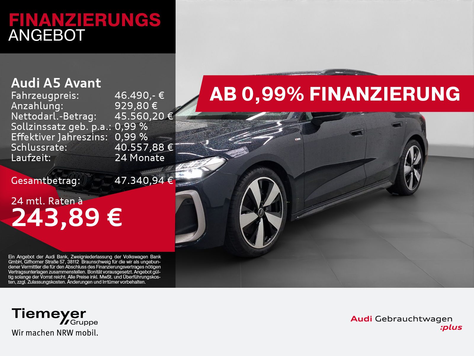 Audi A5 Avant TDI S LINE EDITION 1 LM19 LEDER AHK MAT